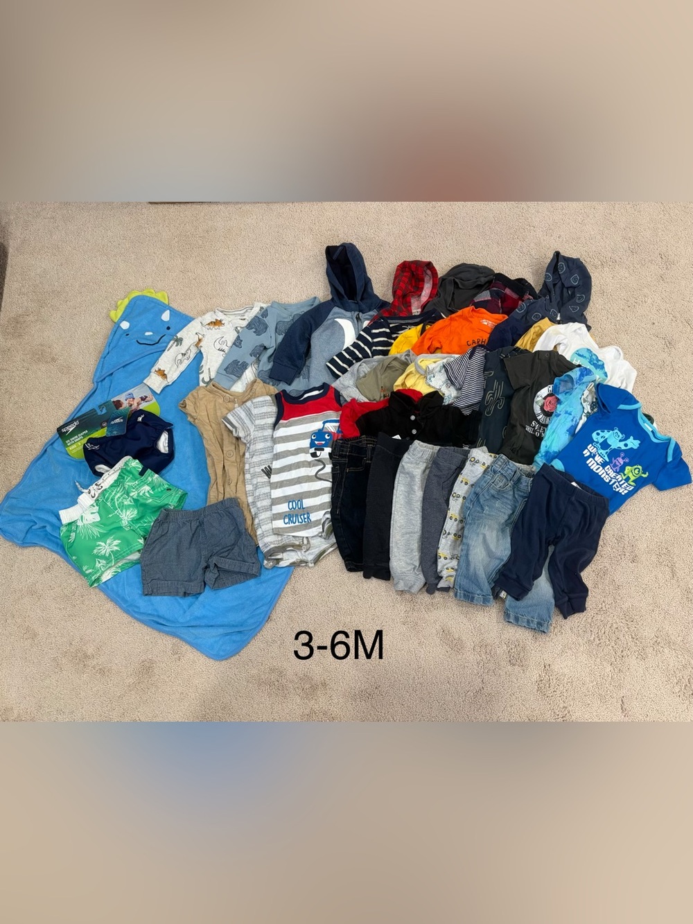 Mixed Baby Boys Clothing Lot - 3-6M